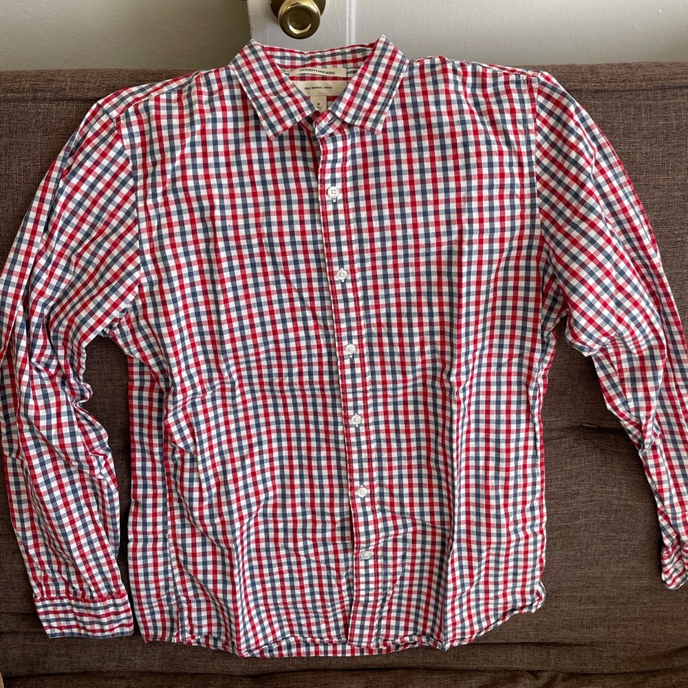 Goodthreads Mens Slim Button Down Shirt